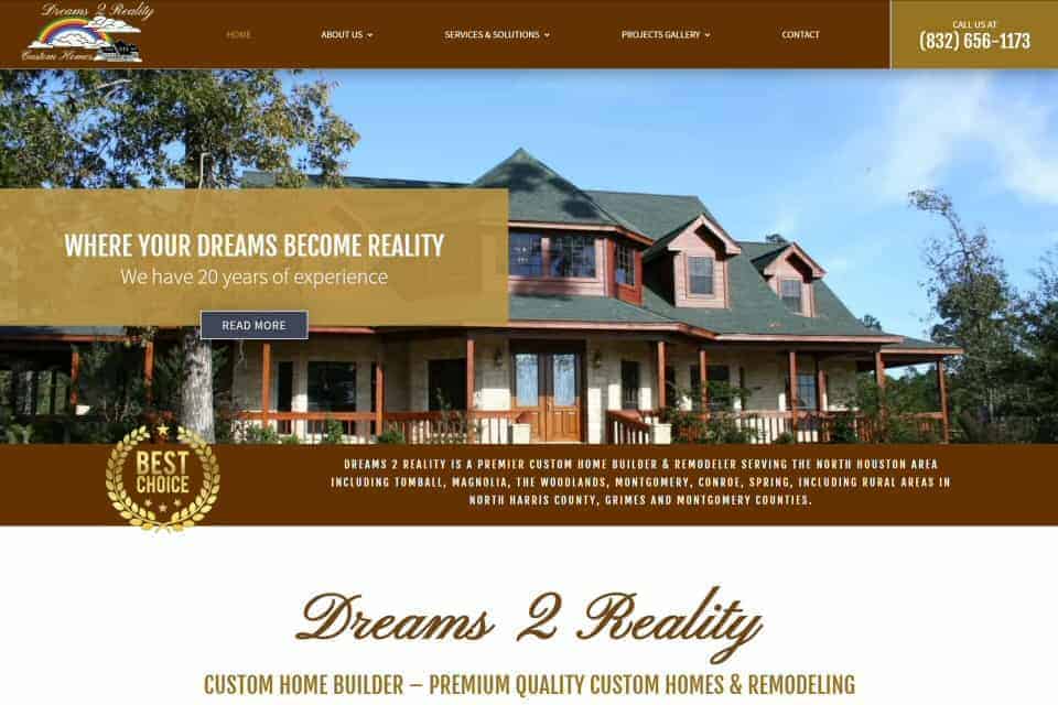 Dreams 2 Reality Custom Homes & Remodeling by Cable Busters