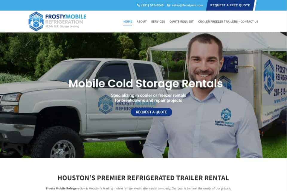 Frosty Mobile Refrigeration by Cable Busters
